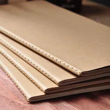 100 шт. коровьей бумаги ноутбук пустой Блокнот Книга винтажная Мягкая тетрадь записная книжка крафт-обложка журнала ноутбуков
