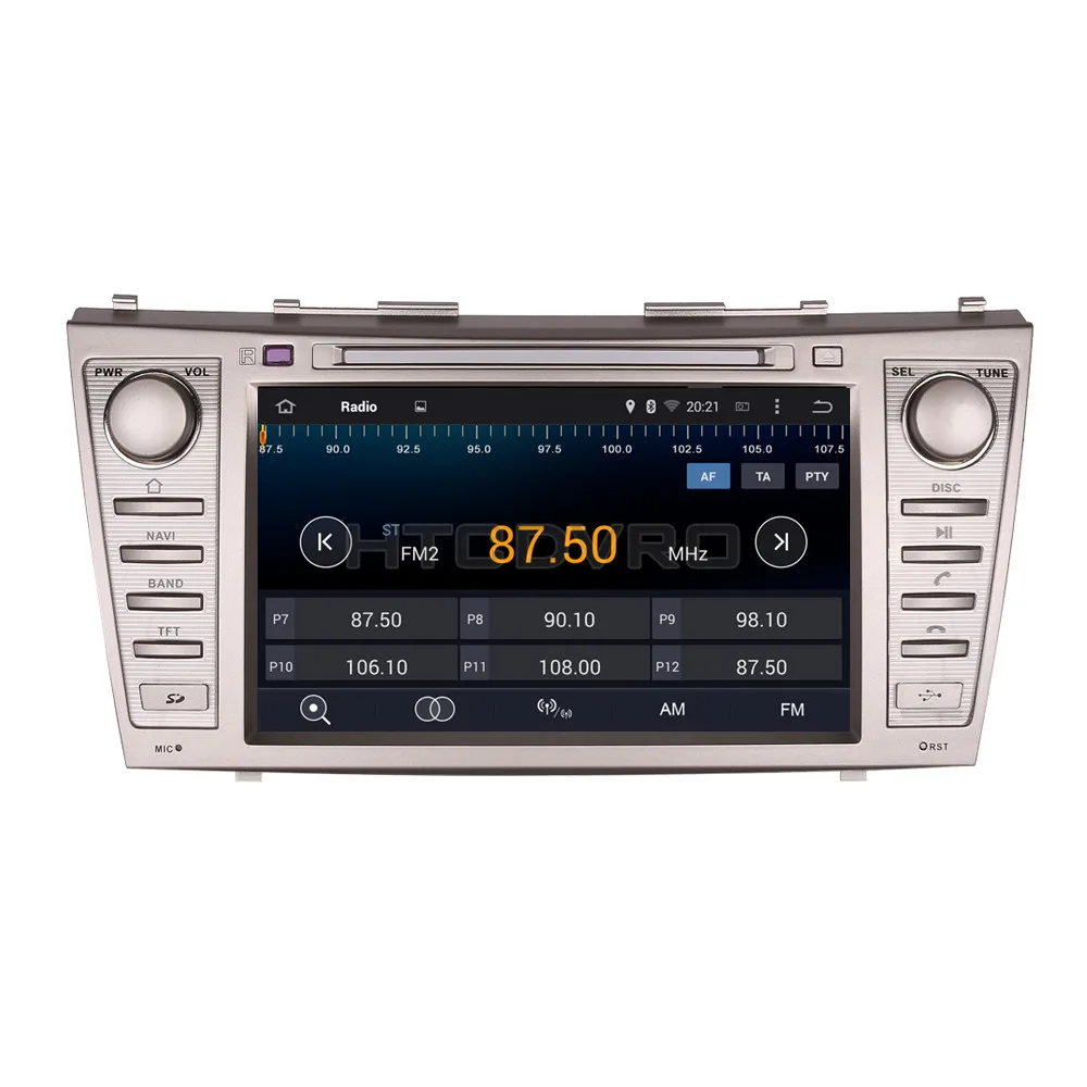 Discount YMODVHT 8inch 4G Octa Core Android 9.0 7.1 Car DVD GPS for Toyota Camry 2007 2008 2009 2010 2011 Auto RDS Radio Audio Stereo 4