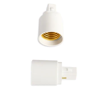 

2pcs G24 To E27 Socket Base LED Halogen CFL Light Bulb Lamp Adapter Holder