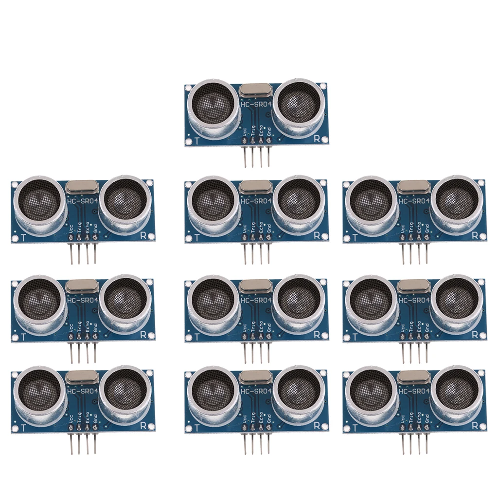 HC-SR04 Ultrasonic Distance Measure Module Transducer Sensor (Pack of 10)