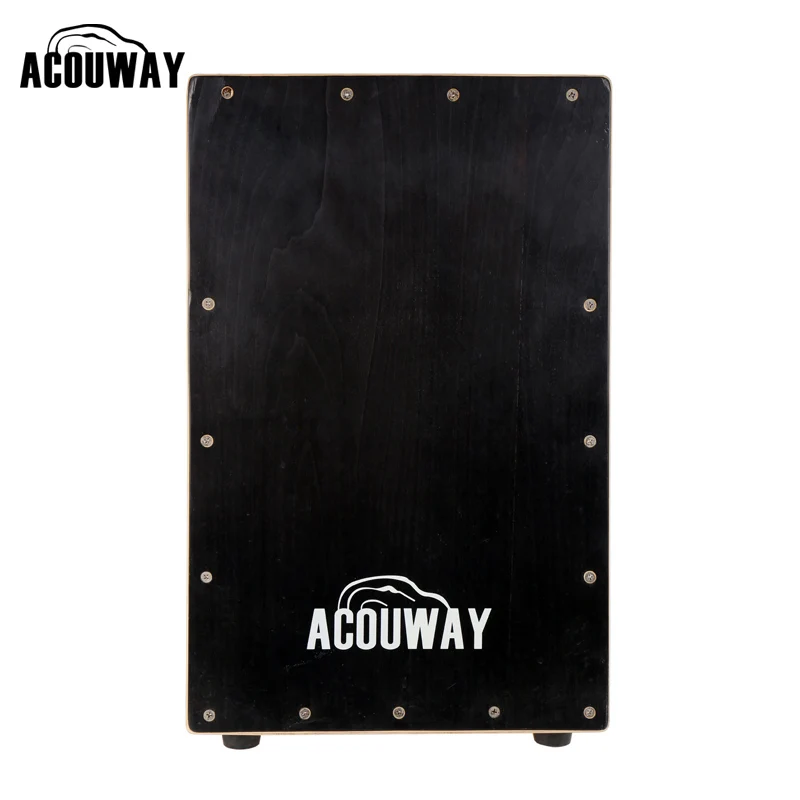 ACOUWAY cajon барабанная коробка ручной барабан из березовой фанеры с регулируемым эффектом струн резиновые ножки для взрослых Размер 30X31X48(см