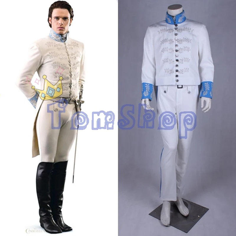 Traje de esmoquin bordado del príncipe de Cenicienta, traje de Cosplay de  Richard Madden, trajes de Halloween para hombres, hecho a medida|mens  halloween costumes|halloween costumeprince charming - AliExpress