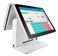 15″ Free Software SDK dual screen Touch Screen Android Tablet PC Termina POS system Cash Register machines with Wifi,bluetooth
