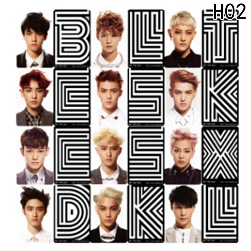Youpop KPOP EXO K M точный LOTTO Plant 3 EX'ACT альбом самодельные бумажные карты POP Подпись LOMO