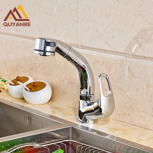 Best Offers New Bright Chrome Kitchen Faucet Deck Mouted Pull Out Sprayer Nozzle Mixer Faucet Best Offers New Bright Chrome Kitchen Faucet Deck Mouted Pull Out Sprayer Nozzle Mixer Faucet