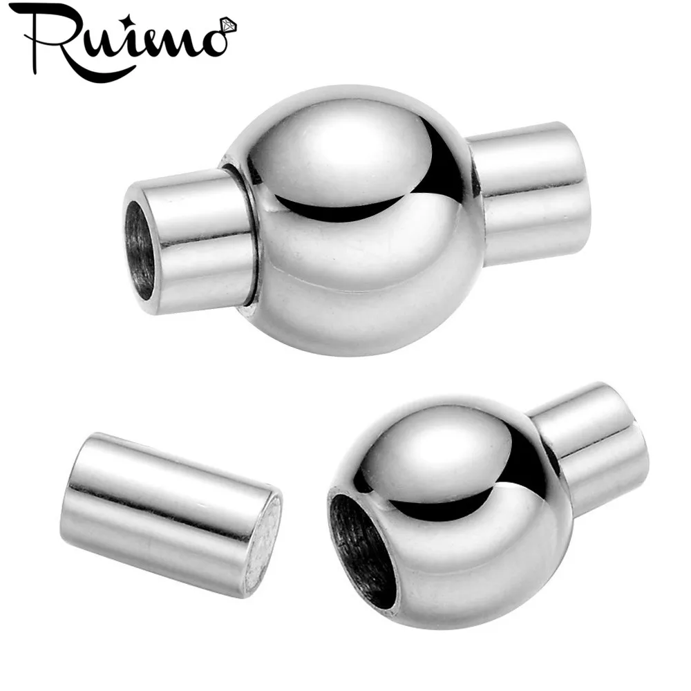 Полированный магнитный крючок RUIMO из нержавеющей стали 316l размер отверстия 3 мм