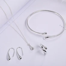 Свадебный костюм ювелирное изделие модное ожерелье в виде капли