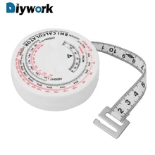 DIYWORK выдвижная лента измеряет инструменты рулетка Индекс Массы для Диета похудение измерения калькулятор 150 см