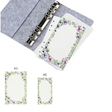 40 листов, 6 отверстий, цветочный узор, дневник, записные книжки, заправки, внутренние страницы, бумага, наполнитель, бумага s, канцелярские принадлежности, офисные принадлежности