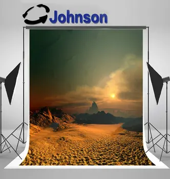

fantasy desert landscape sunset scene photo backdrop Vinyl cloth High quality Computer print wall photography backgrounds