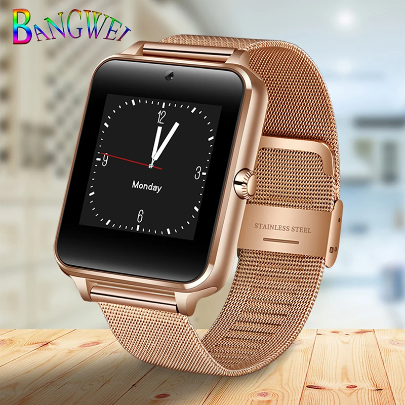 

Men Women Bluetooth Smart Watch Sport Pedometer Smartwatch with Camera Support SIM Card Whatsapp Facebook for Android Phone