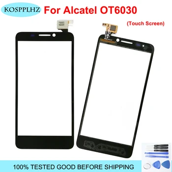 

For Alcatel one touch idol 6030 6030d 6030x 6030a ot6030 ot-6030 Front Glass Touch screen Digitizer Panel TP + Tape Replace