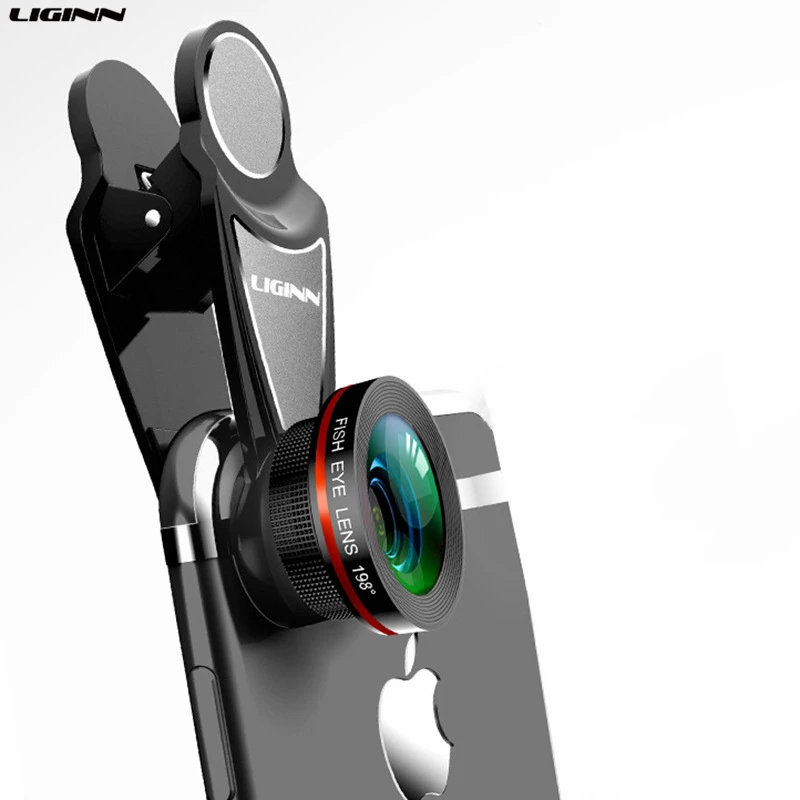 Объектив LIGINN HD 8 мм объектив рыбий глаз 198 градусов мобильный телефон для iPhoone Samsung