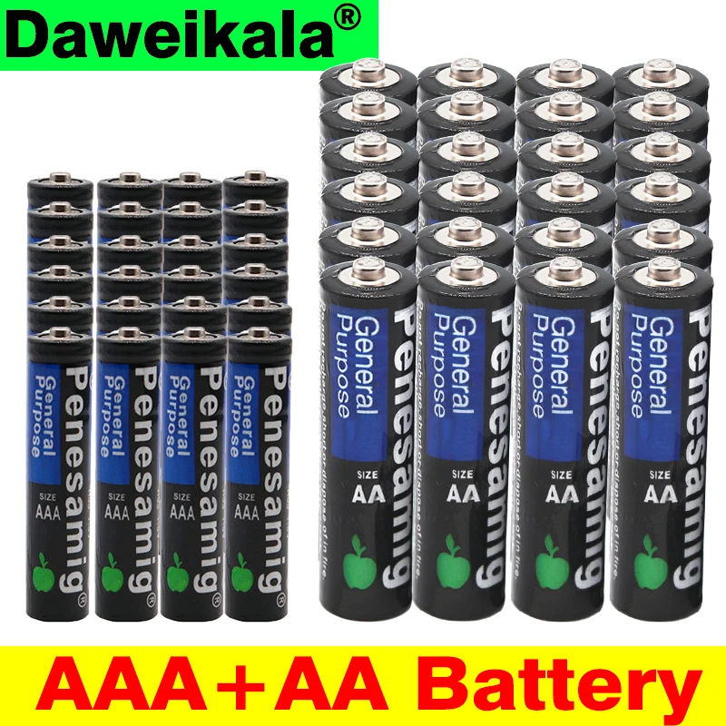 8 ~ 60 шт 1 5 V AAA батарея 3a Щелочная цинковая углеродная LR03 SUM4 и v aa 2a сухая