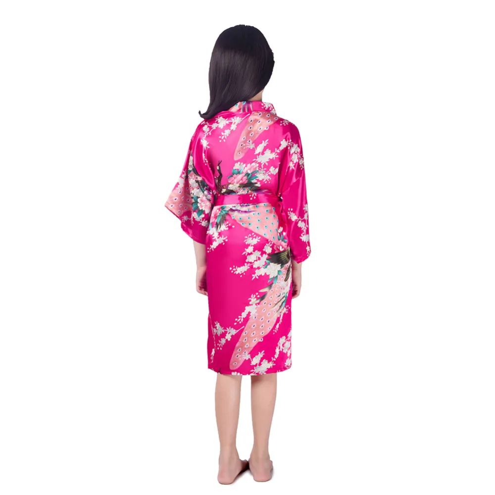 Халаты для девочек ночное белье с цветочным принтом детские халаты одежда для сна Ночное платье ночные рубашки
