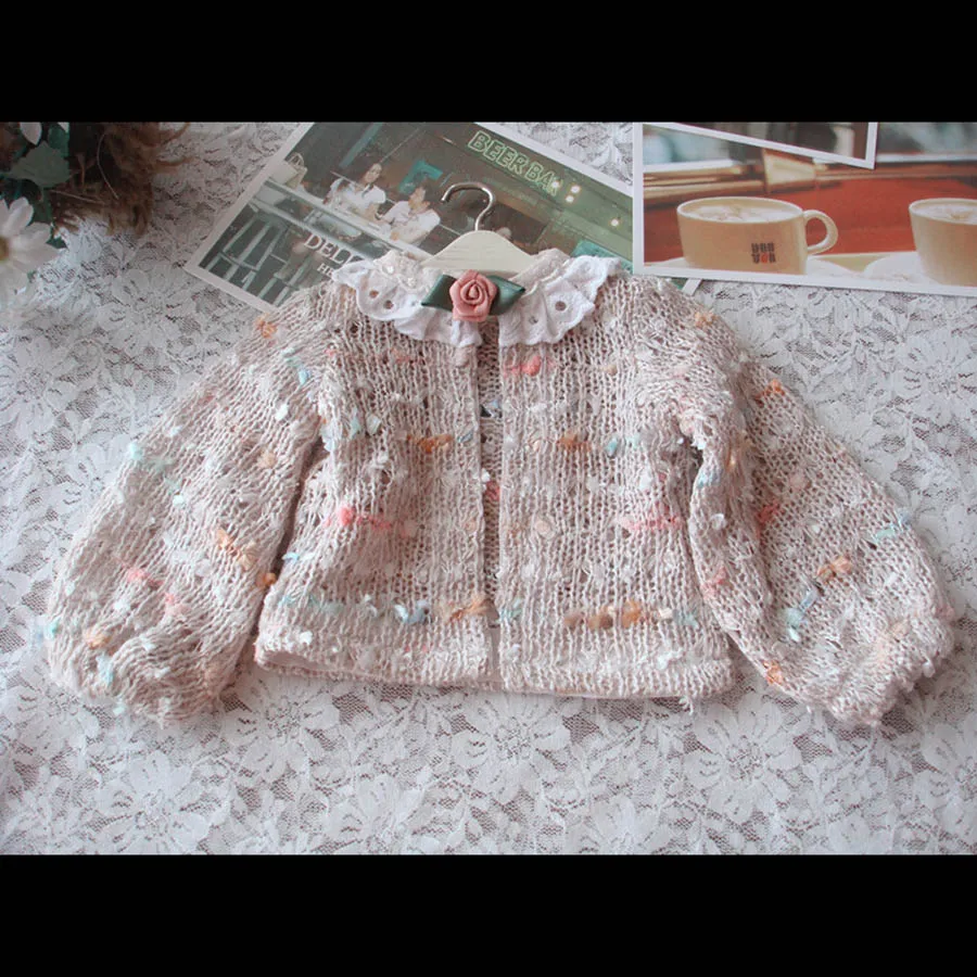 

Cateleya New BJD SD Doll Clothes Short cardigan Dress Sweater