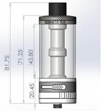 100% оригинал 20 мл conversion kit пара жаждут aromamizer плюс rdta электронная сигарета аксессуар