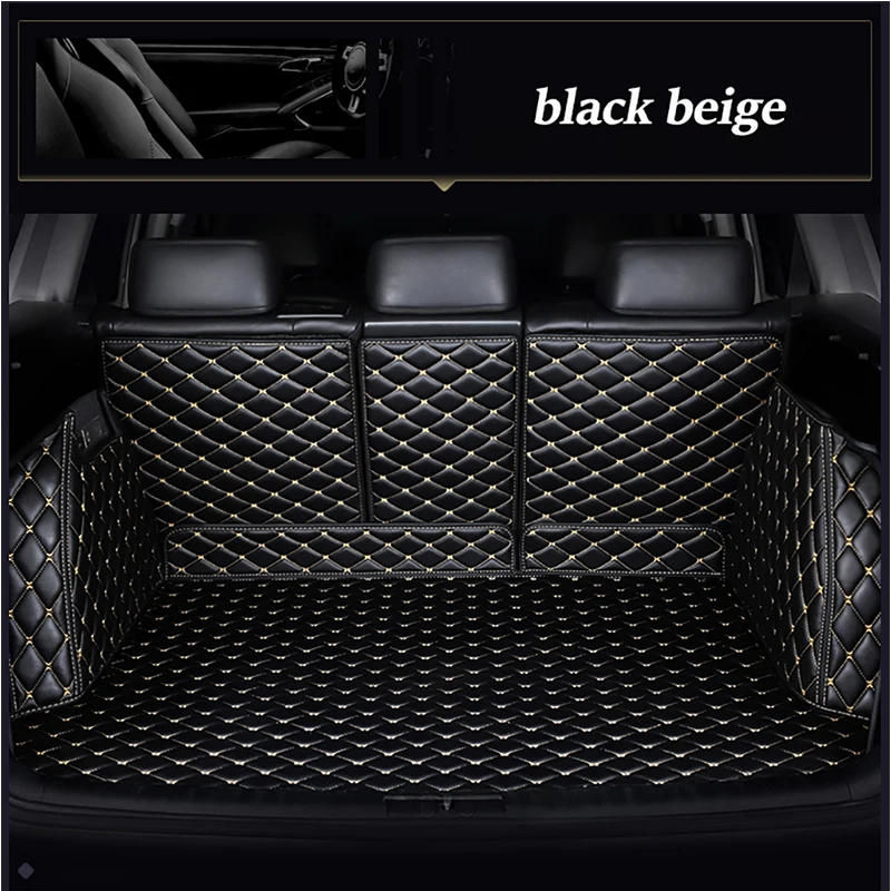 

Leather car trunk mat for kia sorento 2017 2015 Sportage 3 2018 soul K3 Cargo Liner Interior Accessories car styling