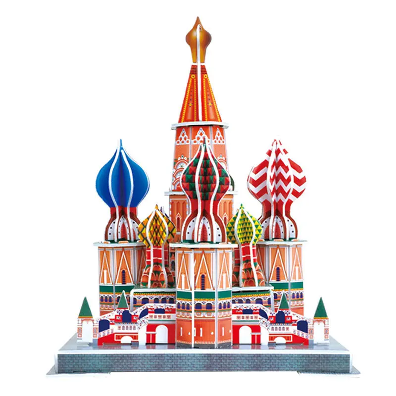

3D models toy CubicFun 3D paper model jigsaw game St. Basil's Cathedral