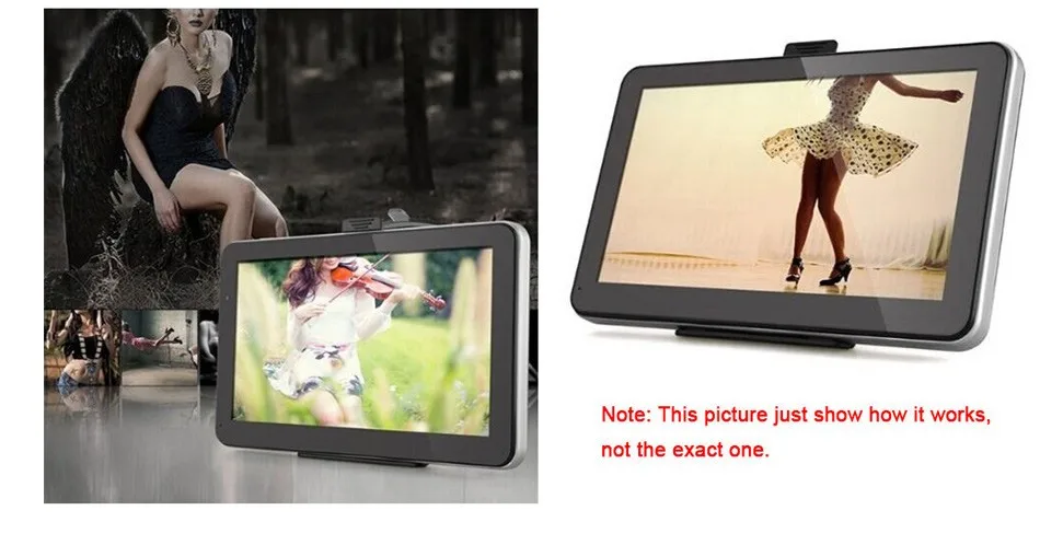 7 inch Touch Screen Car GPS Navigation 128MB RAM 4GB Portable Truck Navigator MP3 MP4 FM Video Play Vehicle GPS + Free Map -15