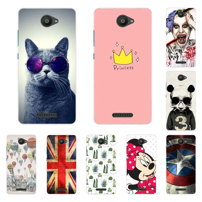 

for BQ Aquaris U Lite case,Silicon Fashion Cartoon Painting Soft TPU Back Cover for BQ Aquaris U protect Phone bags