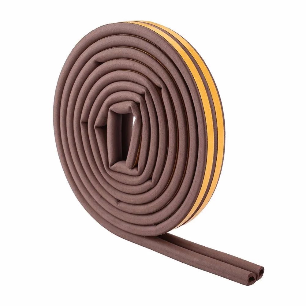 VEHEMO 1pc 5m Self Adhesive Car Doors Windows Foam Seal Strip