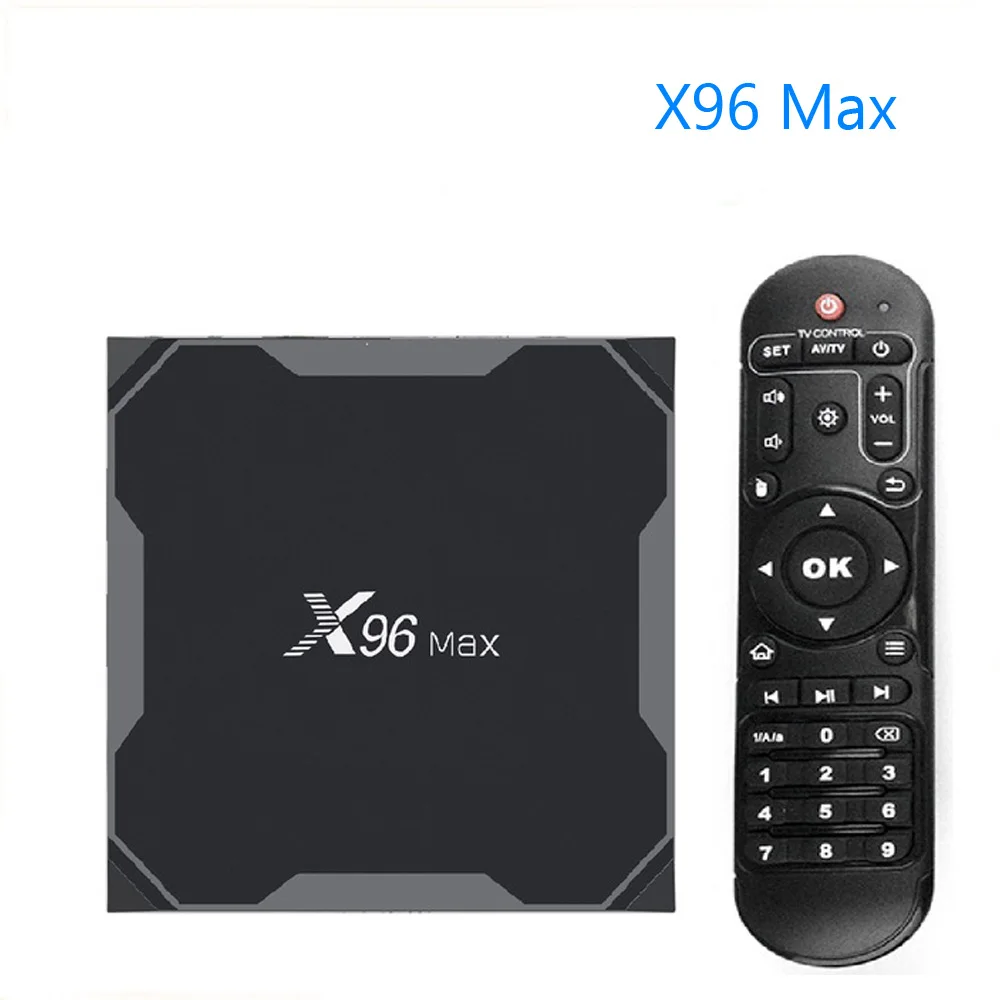 

10pcs X96 Max Android 9.0 TV Box Amlogic S905 X2 4GB DDR4 64GB Max 2.4G/5G Dual WiFi USB3.0 BT4.2 Support 4K H.265 Media Player