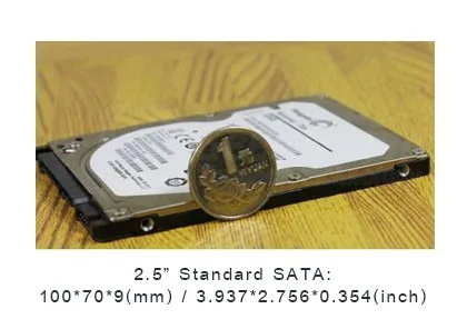 W800-2.5inch SATA Size