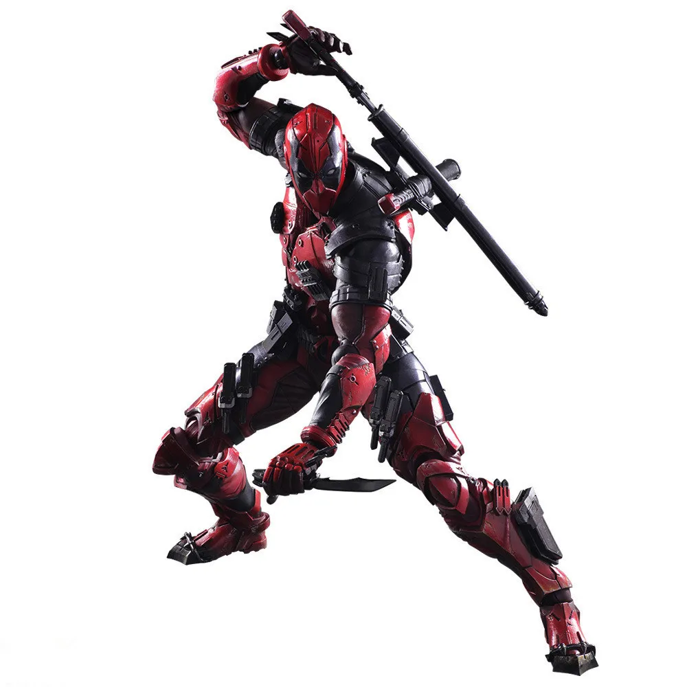 Фигурка Дэдпул Росомаха X men X-men Play Arts Kai Deadpool Wade Winston Wilson играть арт Кай ПВХ фигурка 26 см кукла игрушка