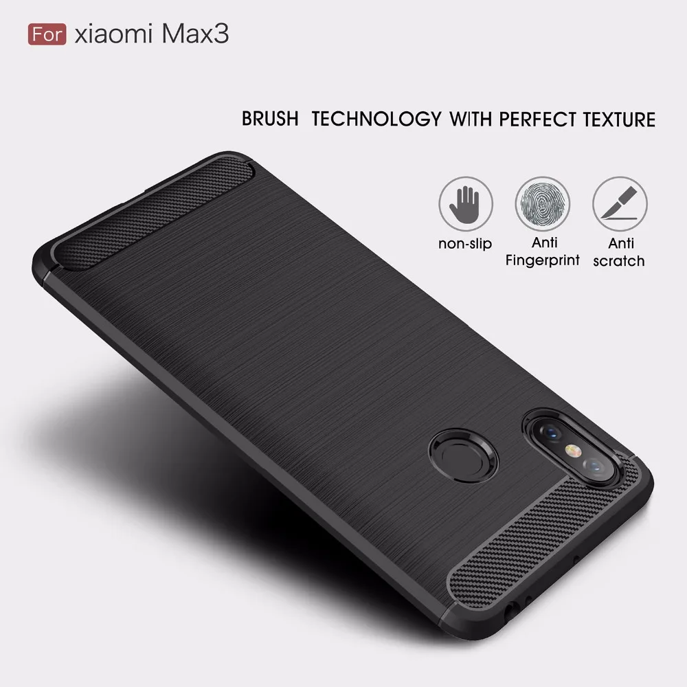 Best For Pocophone F1 Ultra Thin Carbon Fiber Phone Case For Xiaomi Redmi MI 6 Plus 5X 6X A2 A1 MAX MIX 3 S2 Y2 Silicone Cover Case