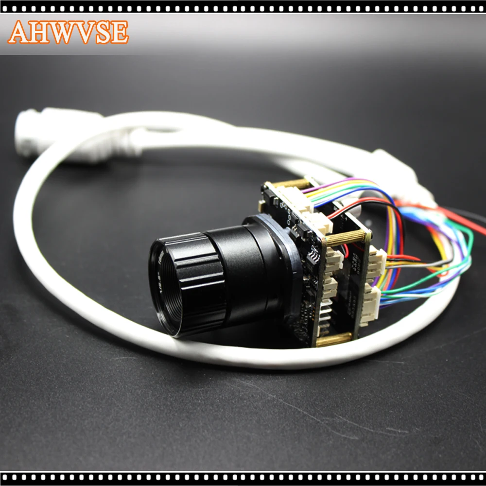 XMeye приложение с 16 мм CS Объектив POE IP Камера Монтажная плита PCB IRCUT сетевой кабель 1080 P ONVIF Mobile DIY Камеры Скрытого Наблюдения