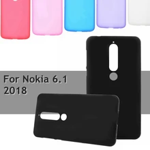 Coque for Nokia 6.1 2018 Phone Case Matte Soft Cases for Nokia6.1 Cover Smartphone Capa TPU for Nokia 6.1 Telephone Funda