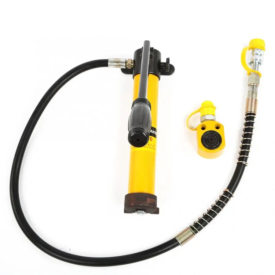 

Hydraulic Jack Pump Oil Lift Jacks Portable Split Type 5 Ton Hydraulic Jacks with 700/20 kg/cm Manual Hydraulic Pump
