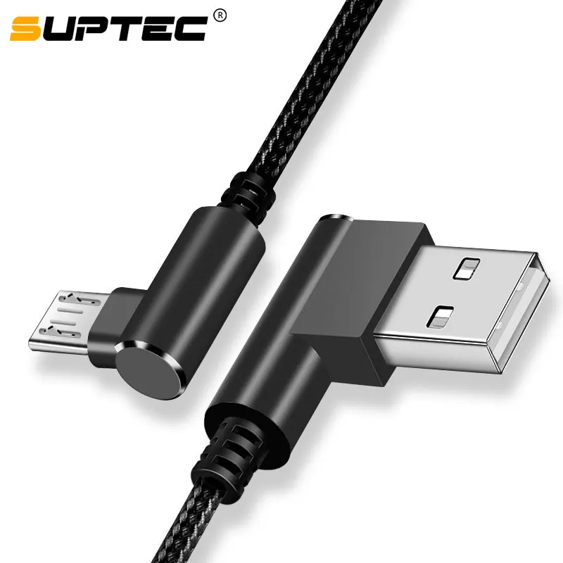

SUPTEC 3A Micro USB Cable Cord Nylon Braided Fast Charging Data Charger Cable for Android Samsung Huawei Xiaomi Microusb Cable