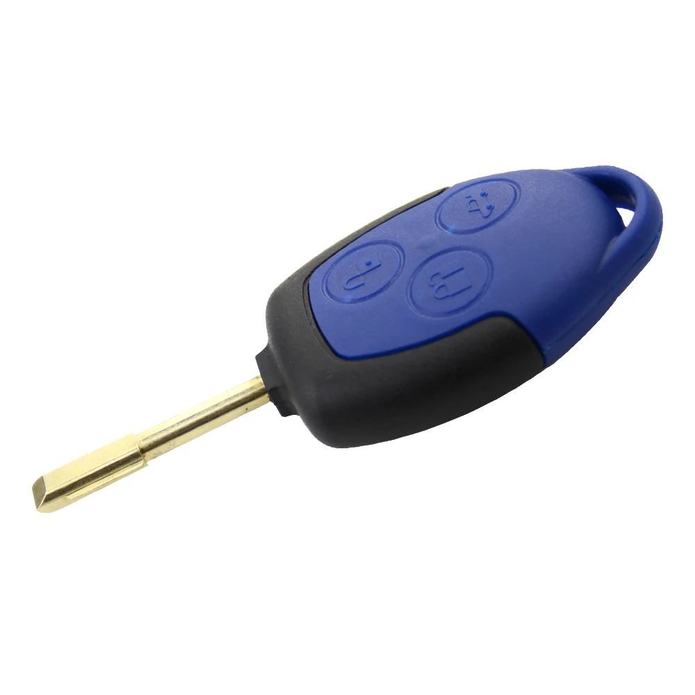 OkeyTech замена 3 кнопки Transit Комплект для подключения дистанционного ключа оболочки для Ford Transit хорошее качество синий чехол стиль