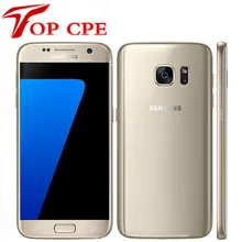 Разблокированный мобильный телефон samsung Galaxy S7 4G LTE G930F G930V G930p 5,1 дюймов 4 Гб ОЗУ 32 Гб ПЗУ NFC gps 12МП мобильные телефоны