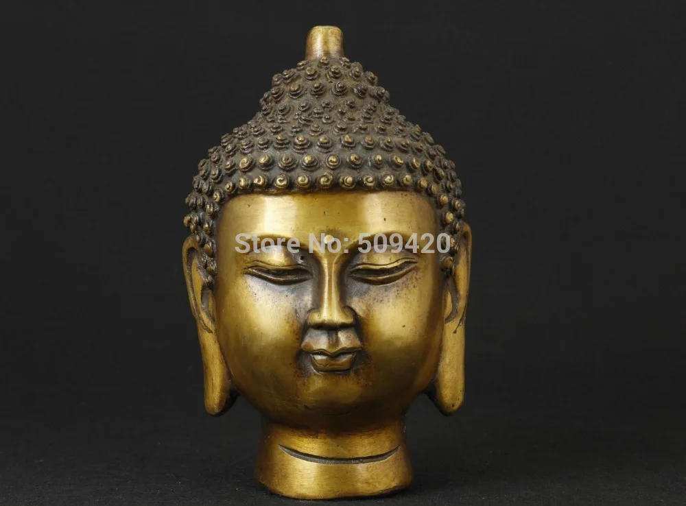 

Free Shipping aTIBETAN COLLECTABLE OLD BRONZE HANDWORK CARVED BUDDHA ORNAMENT DECORATIVE STATUE