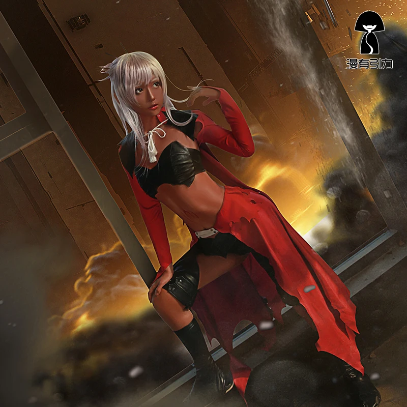 В наличии Fate/kaleid liner Illyasviel Von Einzbern Карнавальный Костюм Черное великолепное платье