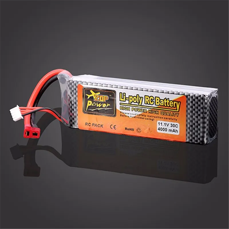 

Lipo Battery T Plug ZOP Power 11.1V 4000MAH 30C