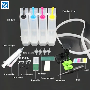 

DIY CIS kits 4colors CISS ink tank with full accessories for Canon PG210 810 CL211 210 211 510 511 512 513 811 printers