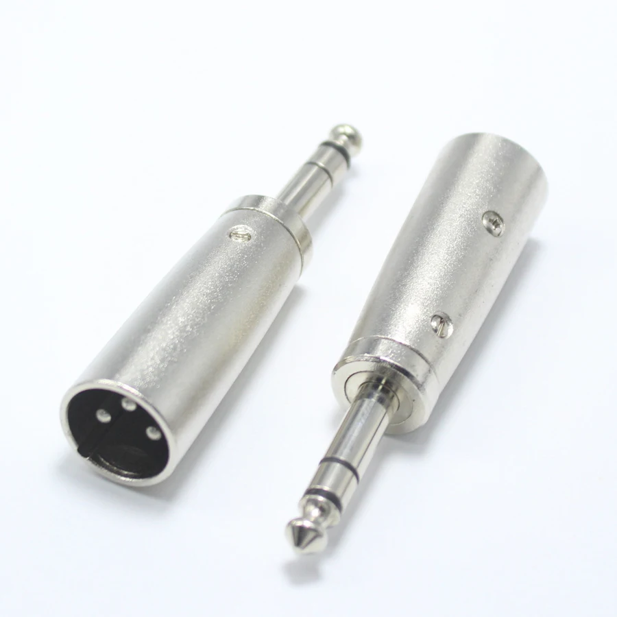 NinthQua 2 шт. 6 5/6 35 мм 3Pin стерео разъем для XLR штекер jack аудио микрофон караоке Динамик