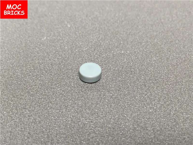 20 шт./лот кирпичи MOC для DIY круглая каменная плитка 1x1 2x2 пластина 1X1 строительные