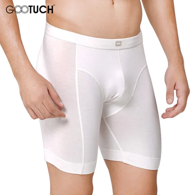 Mens Boxers Tight Long Boxer Mens Bodybuilding Underpants Compression