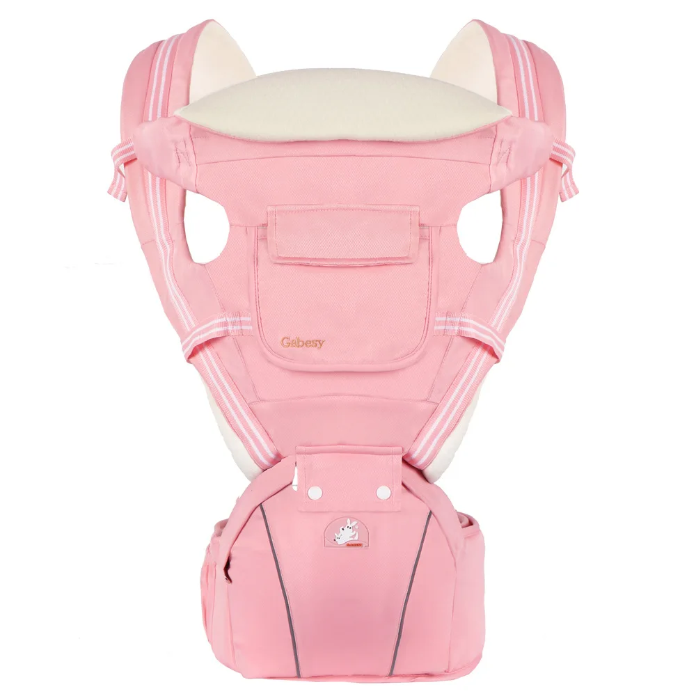 AAG, эргономичный рюкзак-кенгуру для переноски ребенка, слинг-кенгуру для младенцев, ремень для переноски новорожденных, Рюкзак-кенгуру для путешествий - Цвет: AAG-M0063-Pink