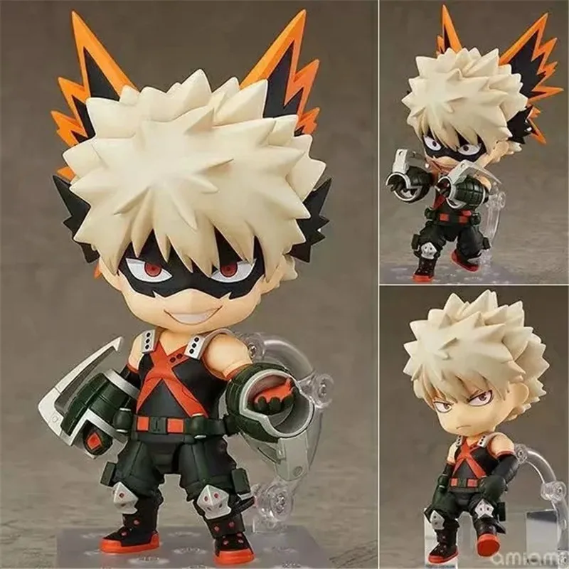 

Q-version Nendoroid Anime My Hero Academia figure bakugou katsuki 705# PVC action fiugre collection model toys for gift