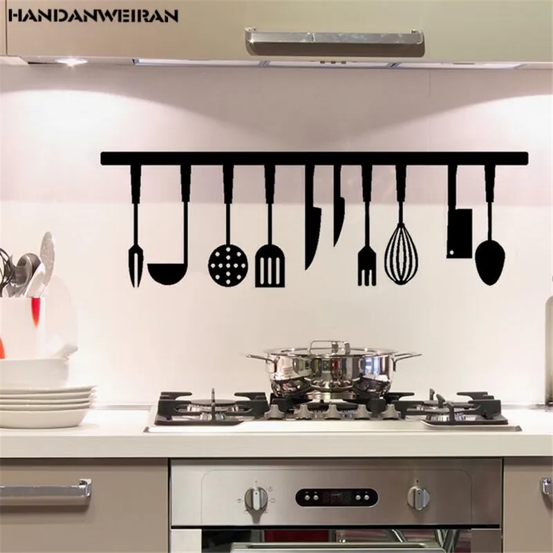 1PCS New kitchenware stickers environmentally friendly removable kitchen DIY decorative stickers
