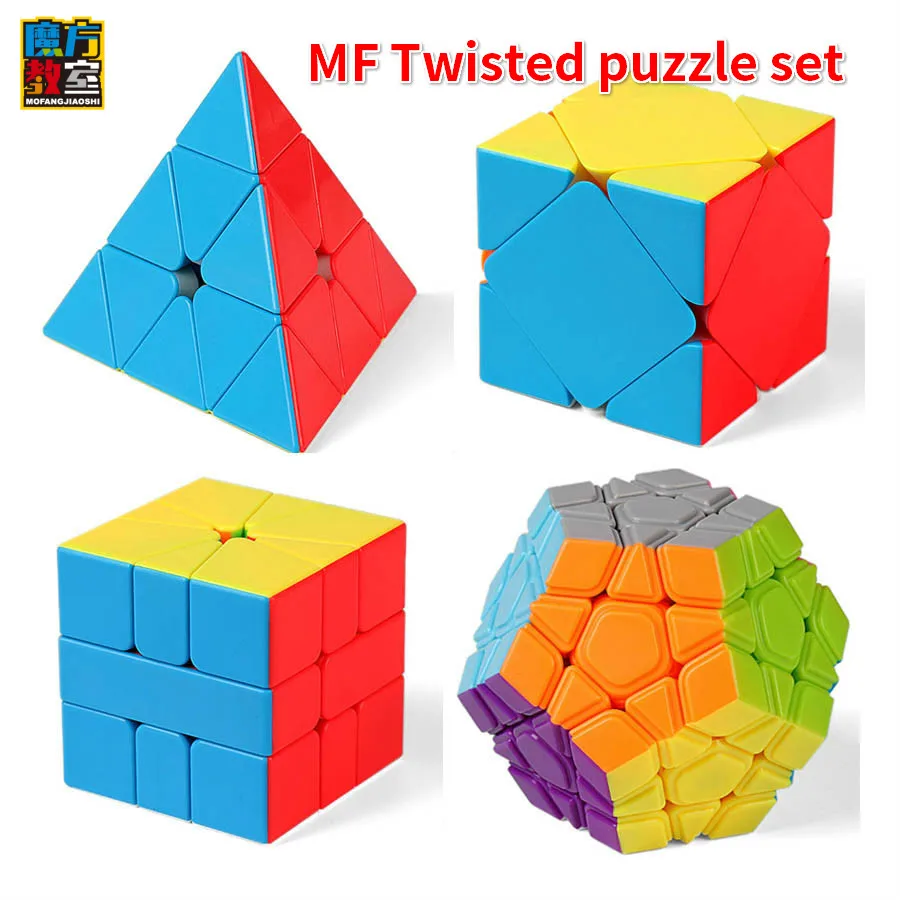 

Moyu Cubing Classroom(MoFangJiaoShi) Official Competition Cube Gift Set Skew+Triangle Cube+Square-1
