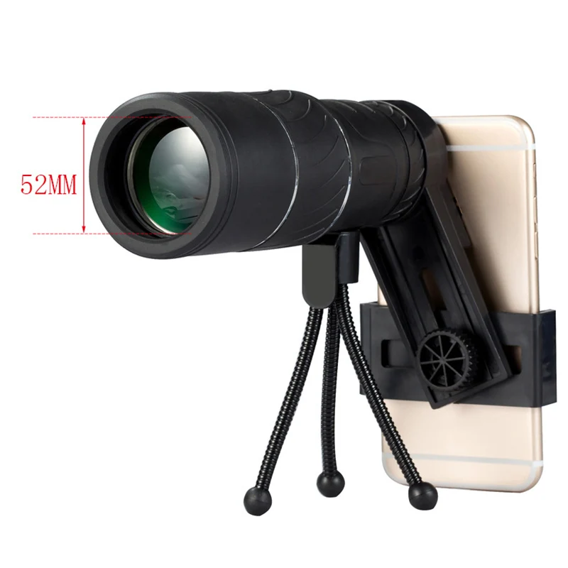 

Newly Monocular Telescope Lens Camera Scope 16X52 HD Wide Angle For Mobile Phone Outdoor FMS19