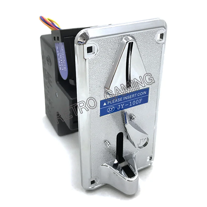 US $329.18 50PCS CPU Coin Selector Coin Acceptor JY100F Plastic Panel Advanced Front Entry mech For Vending Machines Arcade Machine parts