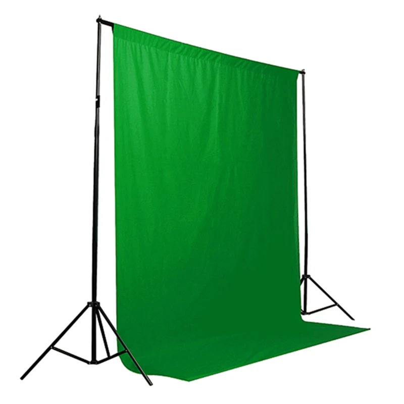 6X9 футов/3X4 м зеленый экран хлопок не загрязняющий текстиль Муслин фоны студийный экран фон-хромакей ткань